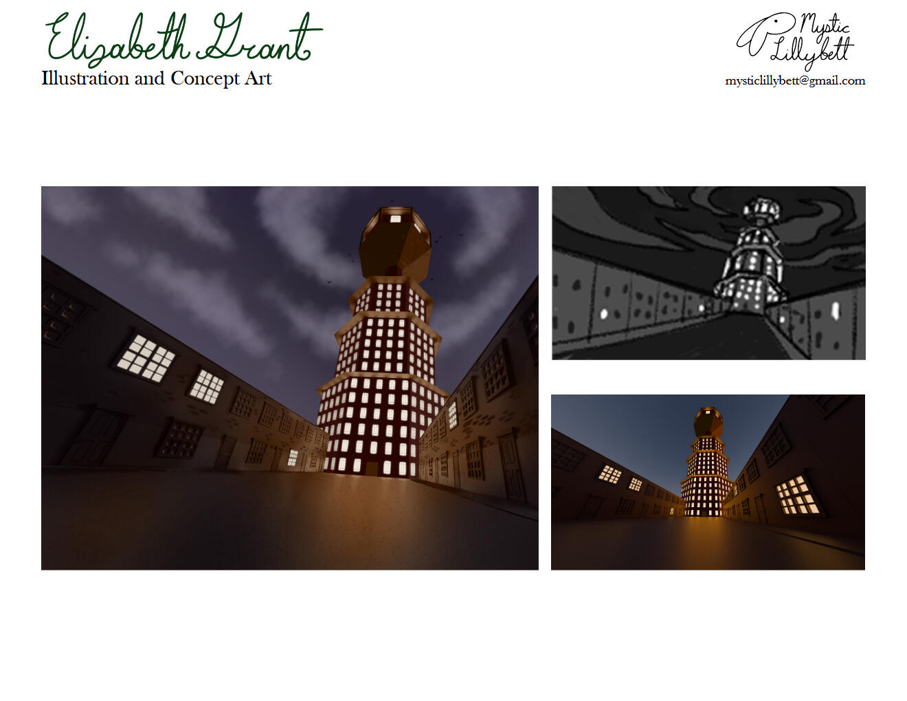 Tanasaki Tower 3D Paint Over