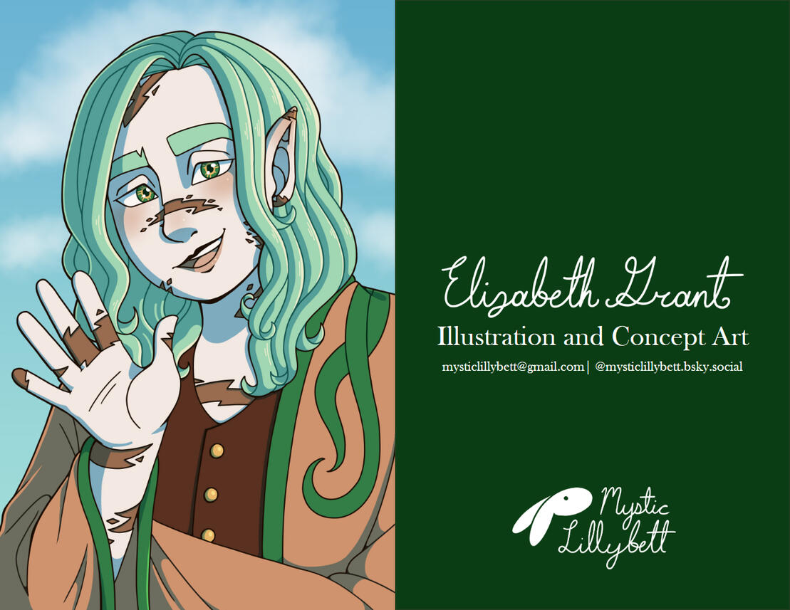 Elizabeth Grant, Illustration and Concept Art. mysticlillybett@gmail.com | @mysticlillybett.bsky.social
